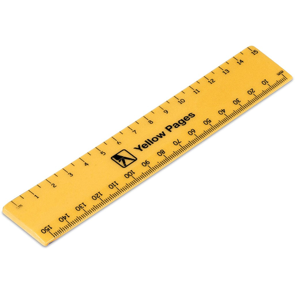 Altitude Scholastic 15cm Ruler YELLOW