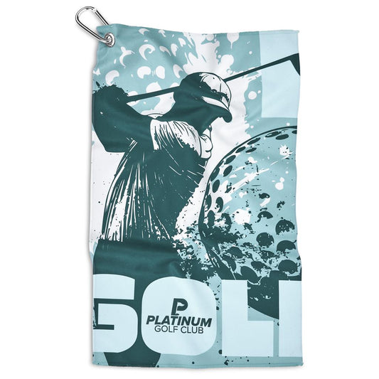 Pre-Printed Sample Hoppla Clubhouse Golf Towel - Single Sided  Branding