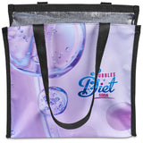 Pre-Printed Sample Hoppla Novaya Small Polyester Tote Cooler Bag