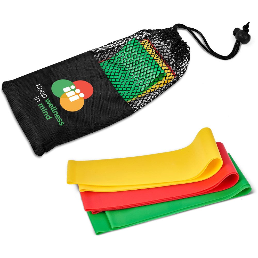 Altitude Workout Resistance Bands - Set Of 3 BLACK