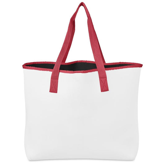 Pre-Production Sample Hoppla Boulders Neoprene Beach Bag RED