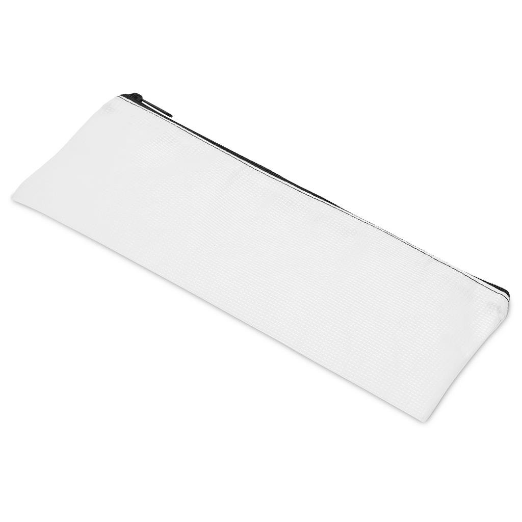 Pre-Production Sample Hoppla Parker Recycled PET Stitch-Bond Pencil Case BLACK