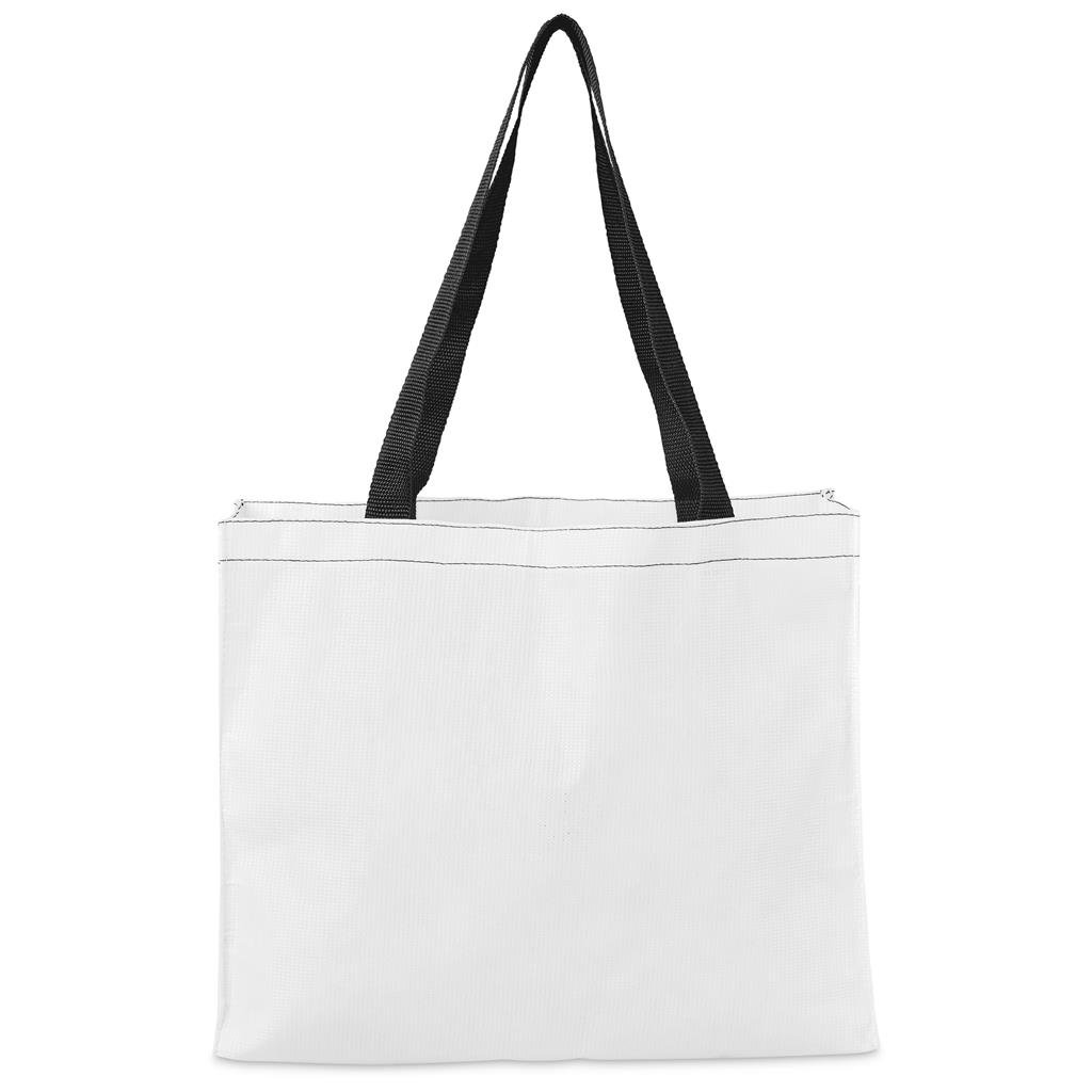 Pre-Production Sample Hoppla Menlyn Recycled PET Stitch-Bond Shopper BLACK