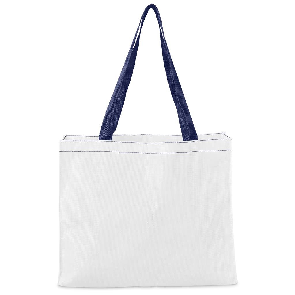 Pre-Production Sample Hoppla Menlyn Recycled PET Stitch-Bond Shopper NAVY