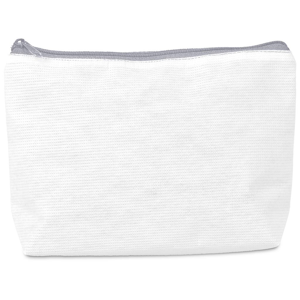 Pre-Production Sample Hoppla Leanne Recycled PET Stitch-Bond Maxi Toiletry Bag GREY