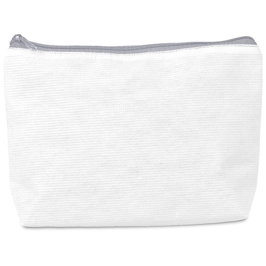 Pre-Production Sample Hoppla Leanne Recycled PET Stitch-Bond Maxi Toiletry Bag GREY