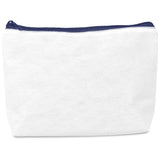 Pre-Production Sample Hoppla Leanne Recycled PET Stitch-Bond Maxi Toiletry Bag NAVY