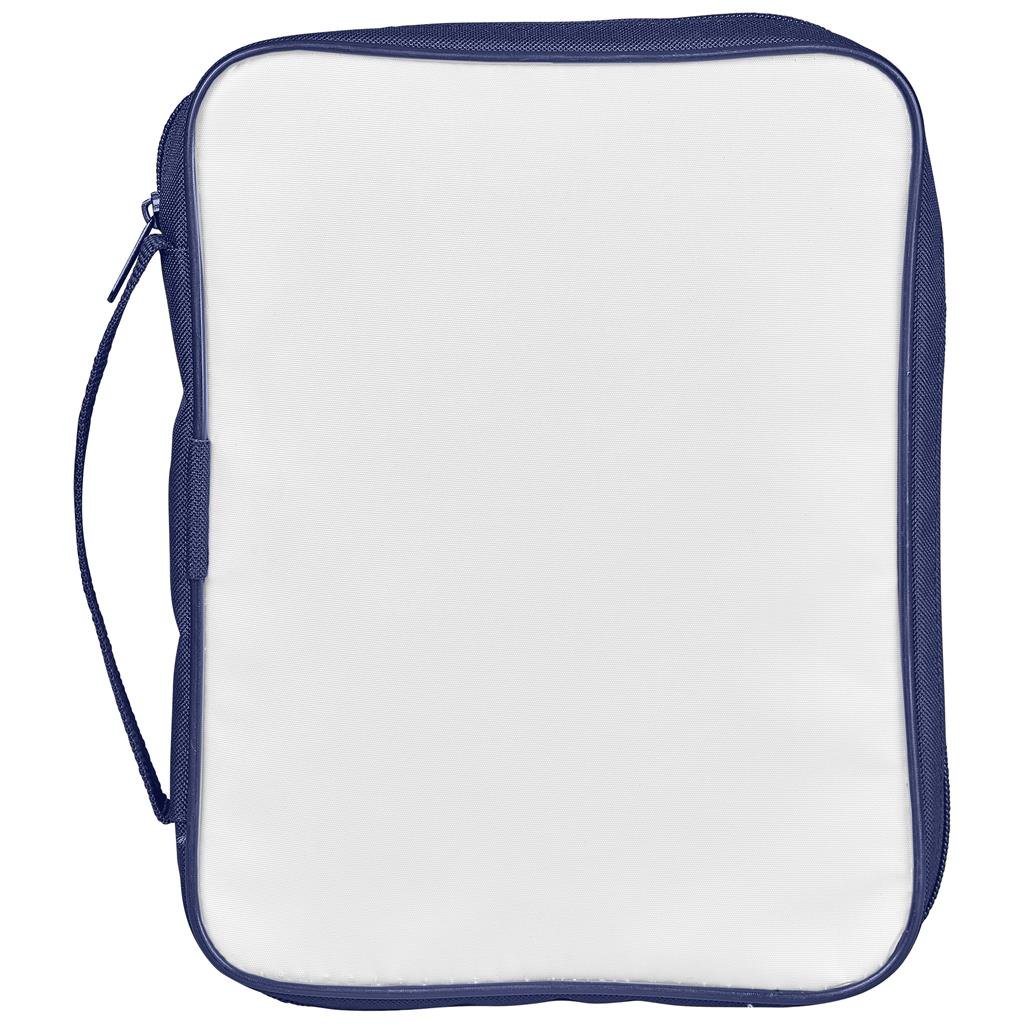 Pre-Production Sample Hoppla Faith Bible Book Bag With Carry Handle NAVY