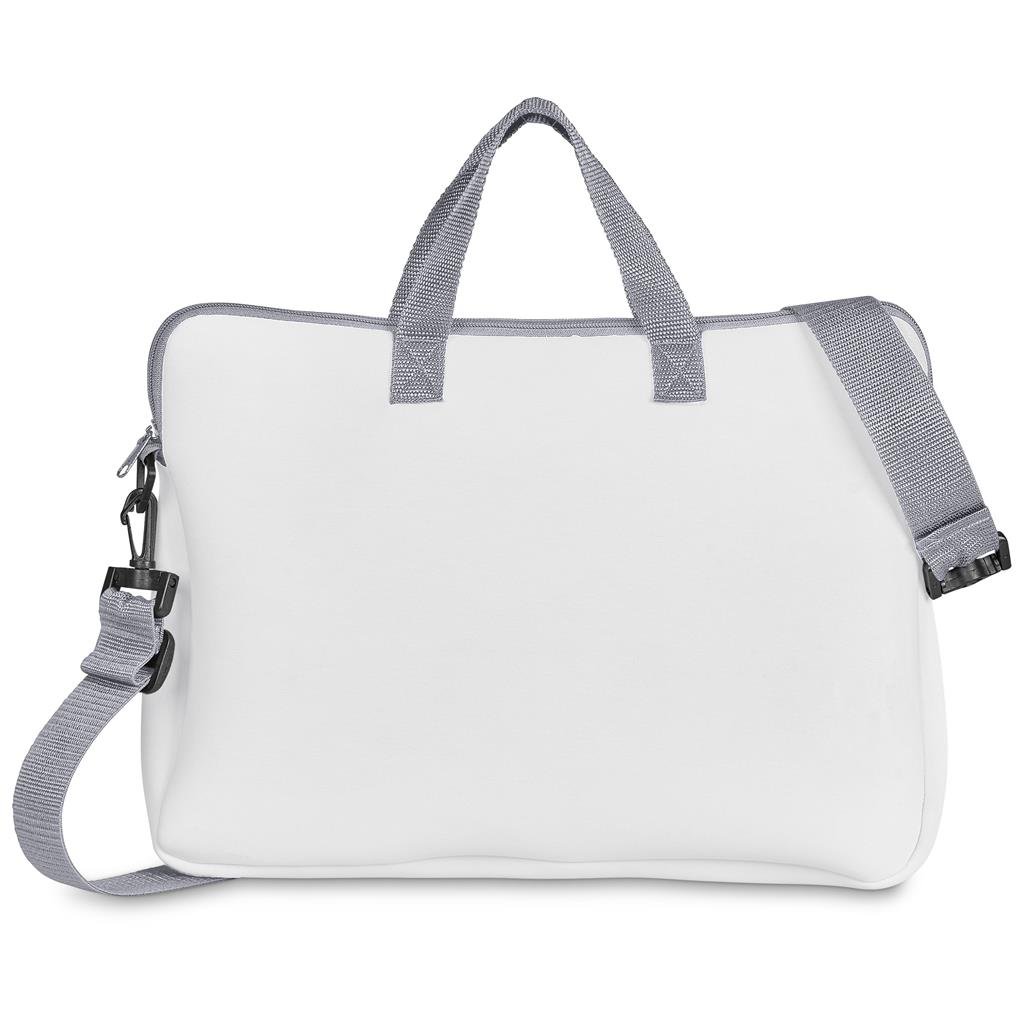 Pre-Production Sample Hoppla Neoprene 15.6-inch Nimbus Laptop Sleeve With Strap GREY