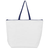 Pre-Production Sample Hoppla Skyline Recycled PET Stitch-Bond Shopper With Zip