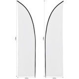 Legend 2m Sublimated Arcfin Double-Sided Flying Banner Skin (Excludes Hardware)