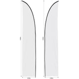 Legend 3m Sublimated Arcfin Double-Sided Flying Banner Skin (Excludes Hardware)