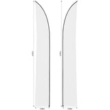 Legend 4m Sublimated Arcfin Double-Sided Flying Banner Skin (Excludes Hardware)