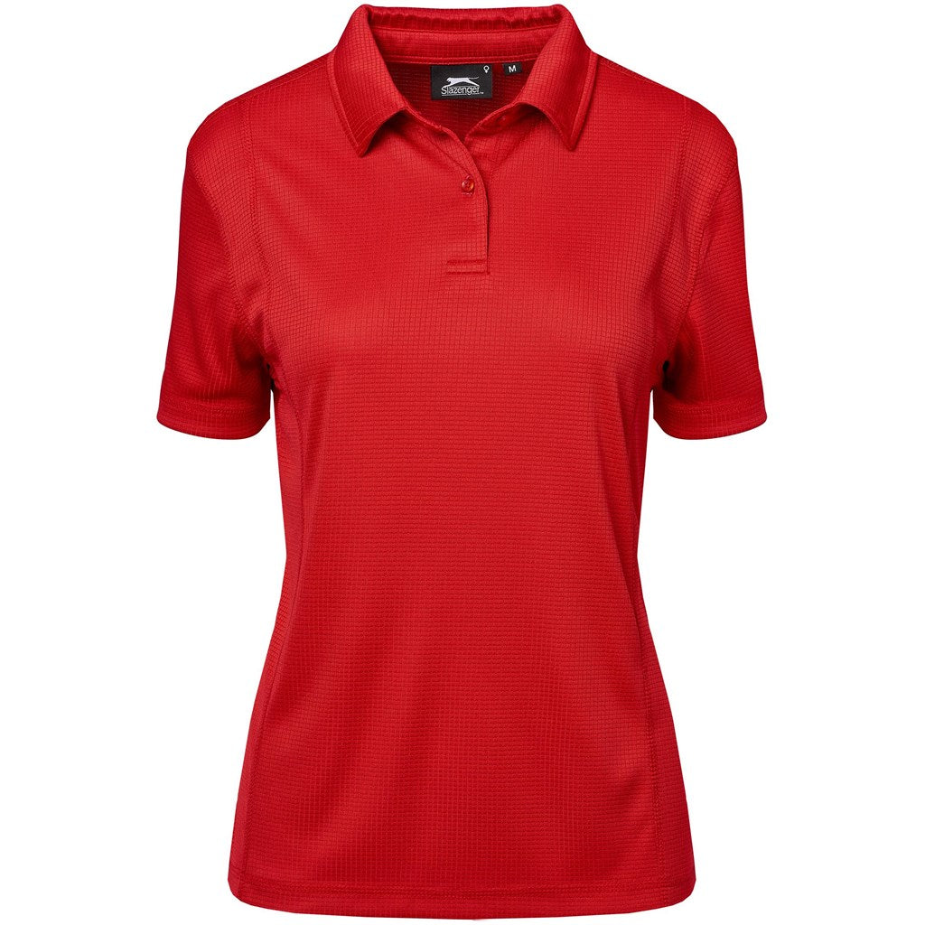 Ladies Hydro Golf Shirt RED