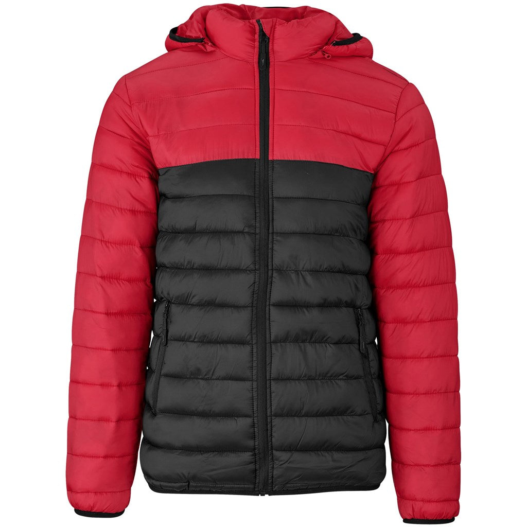 Mens Kyoto Two-Tone Jacket BLACK RED
