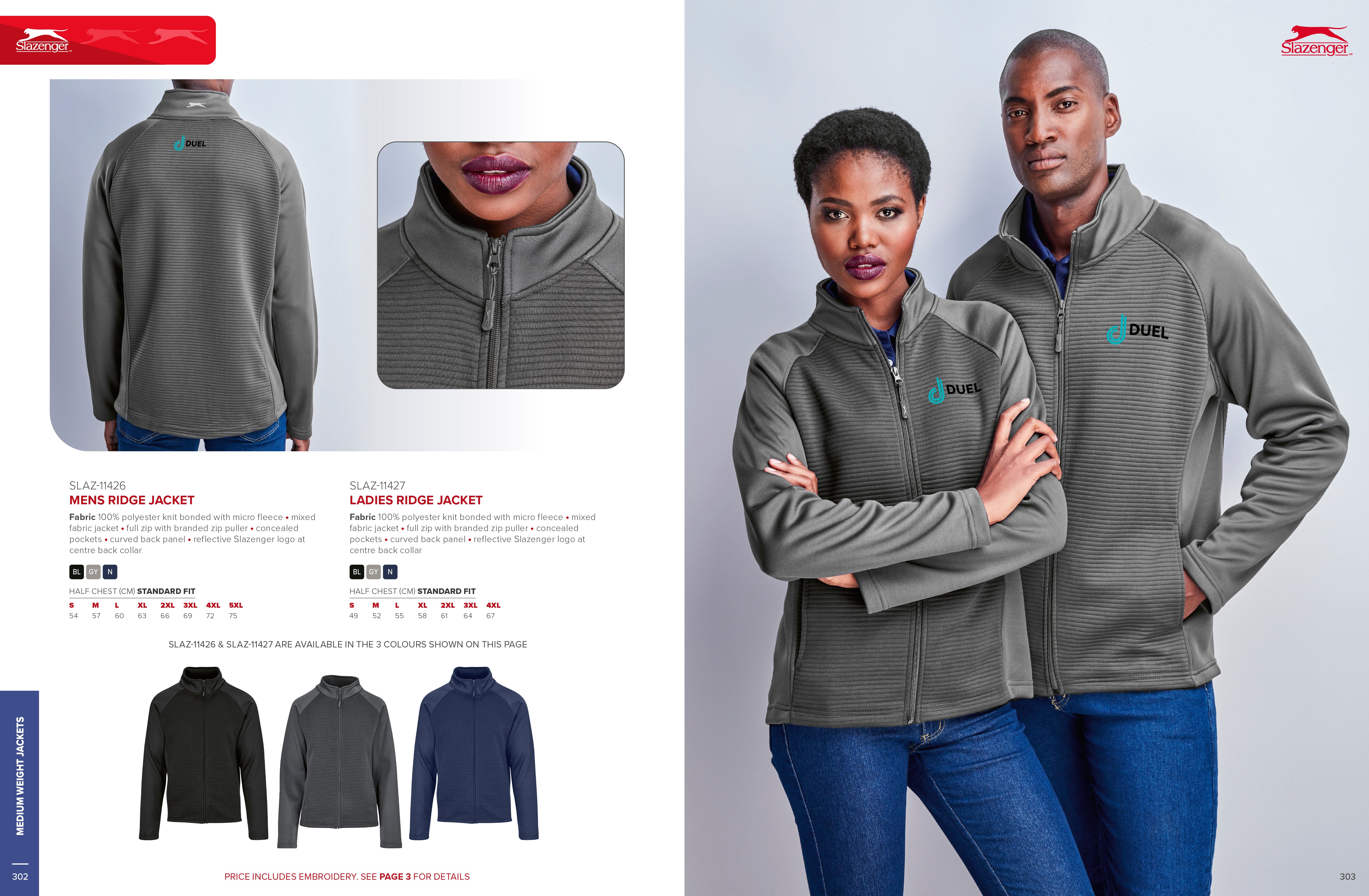 Mens Ridge Jacket - Grey
