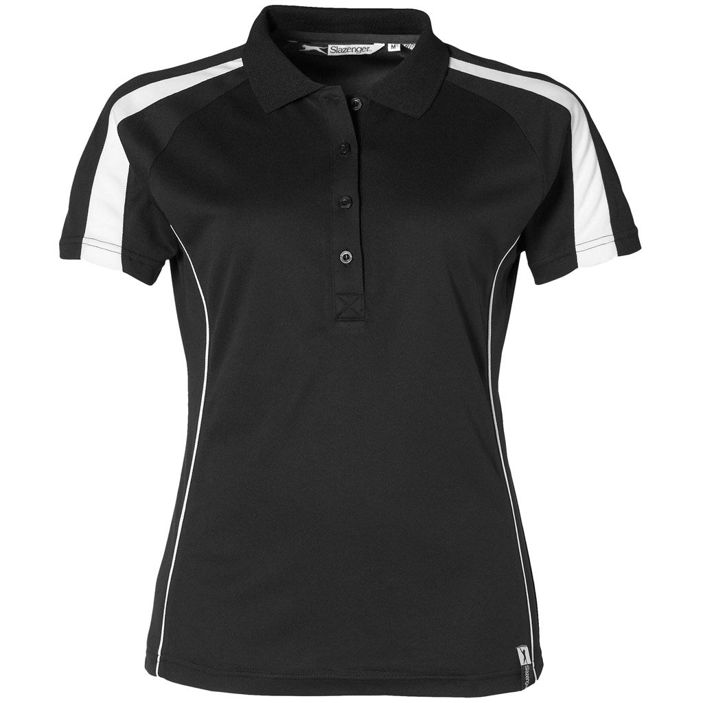Ladies Horizon Golf Shirt - Black BLACK