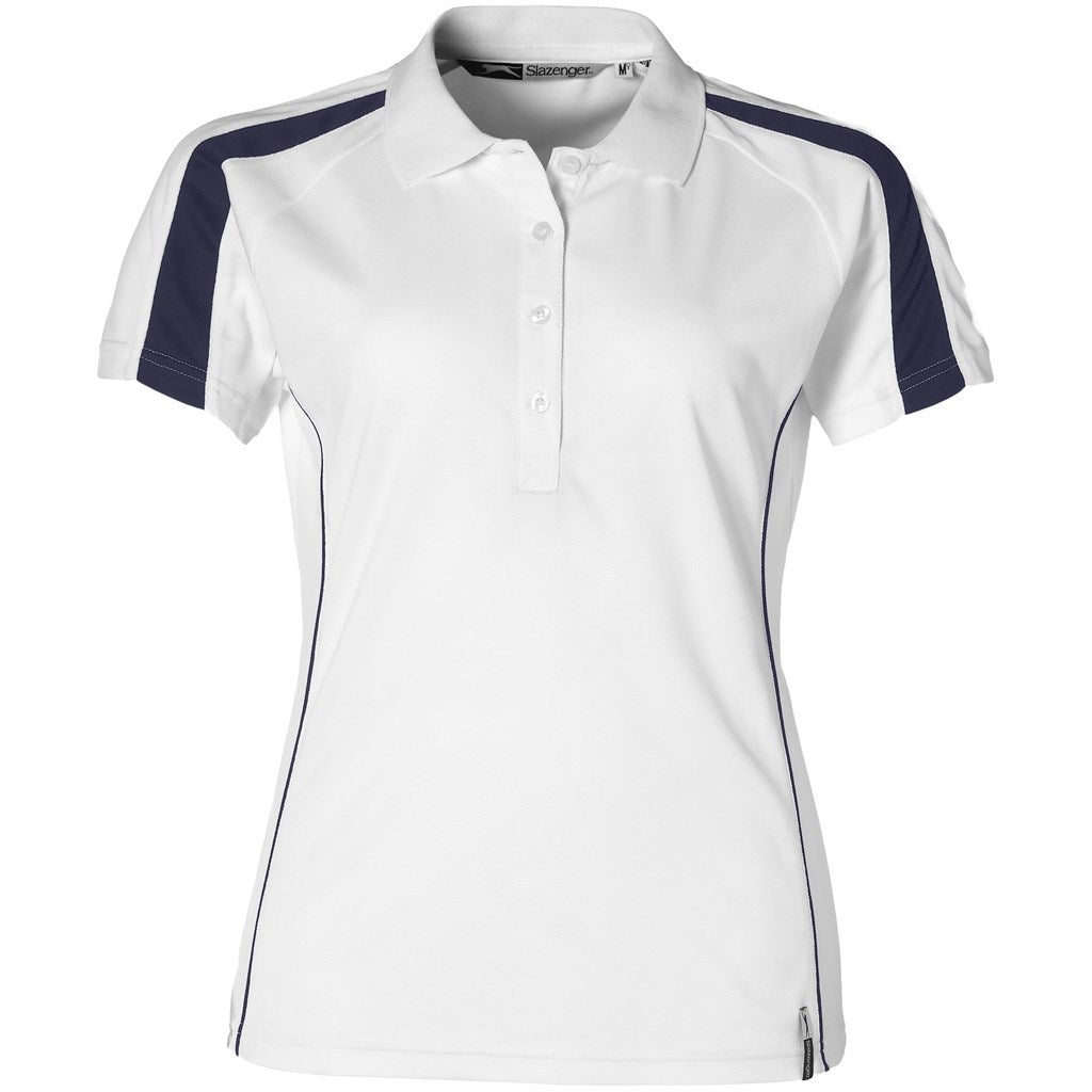 Ladies Horizon Golf Shirt - White WHITE