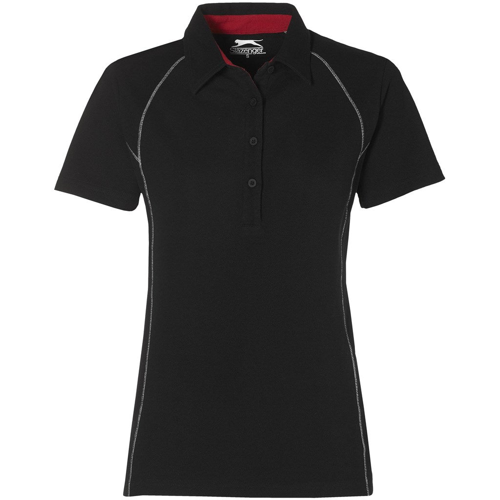 Ladies Victory Golf Shirt - Black BLACK