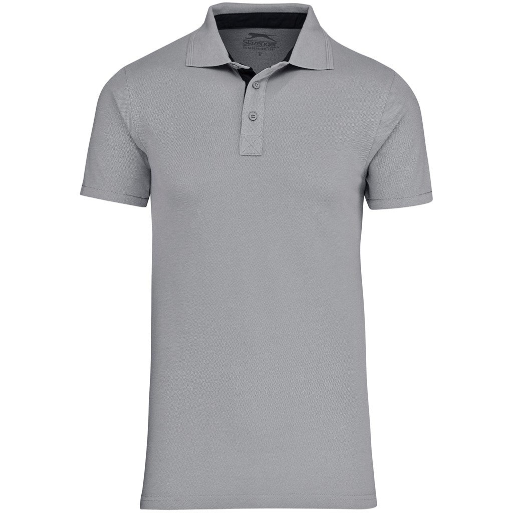Mens Hacker Golf Shirt - Blue GREY