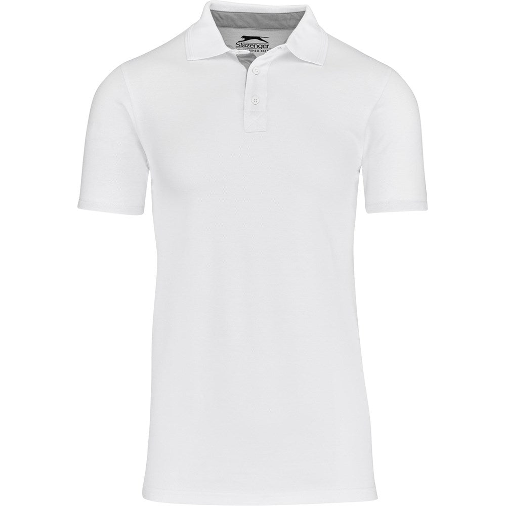 Mens Hacker Golf Shirt - Blue WHITE