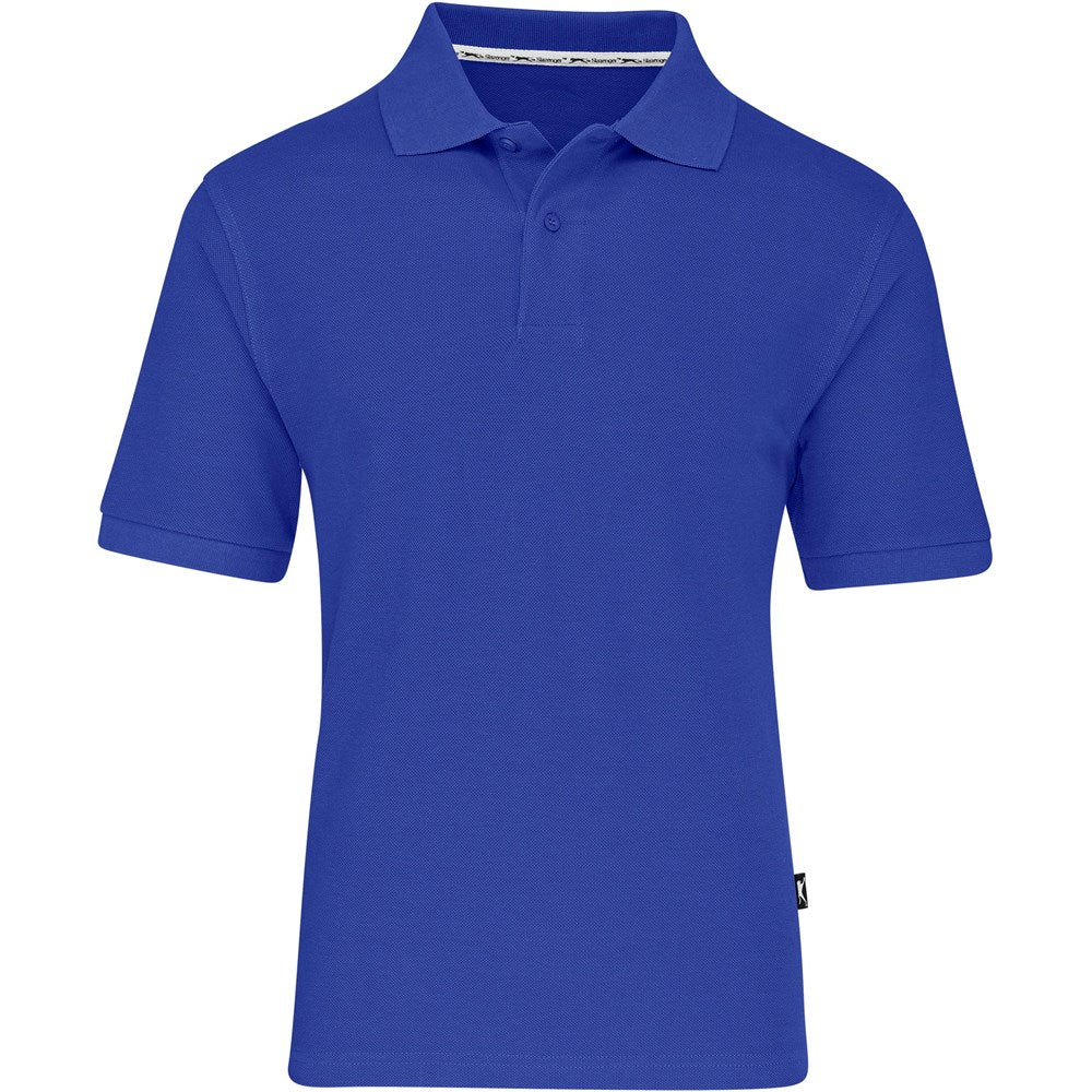 Mens Crest Golf Shirt BLUE