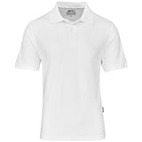 Mens Crest Golf Shirt WHITE