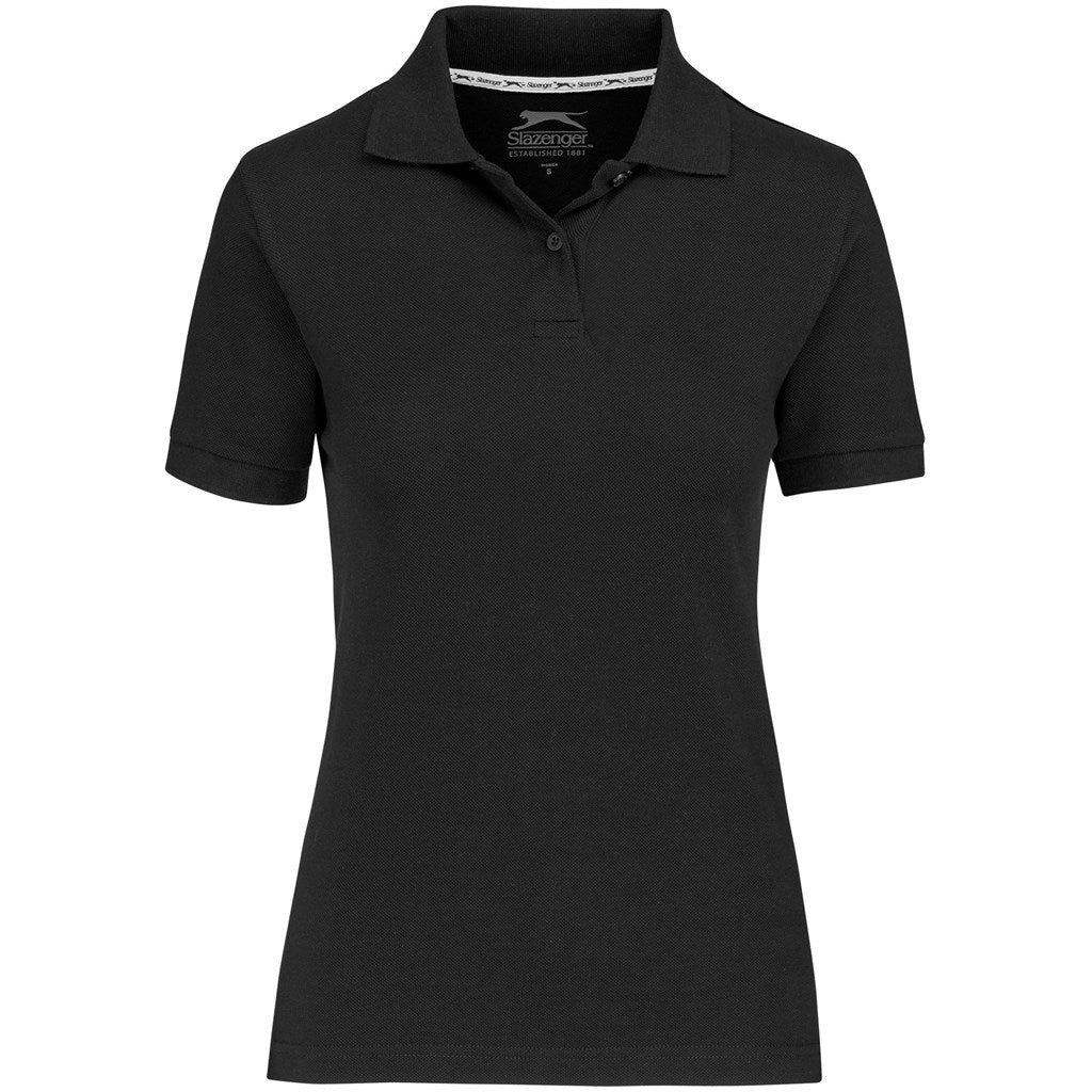 Ladies Crest Golf Shirt BLACK