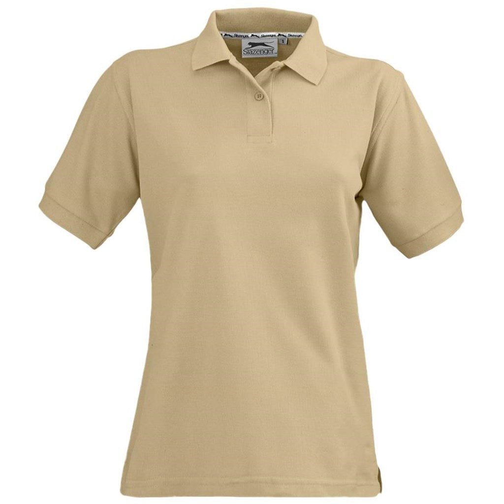Ladies Crest Golf Shirt - Khaki KHAKI