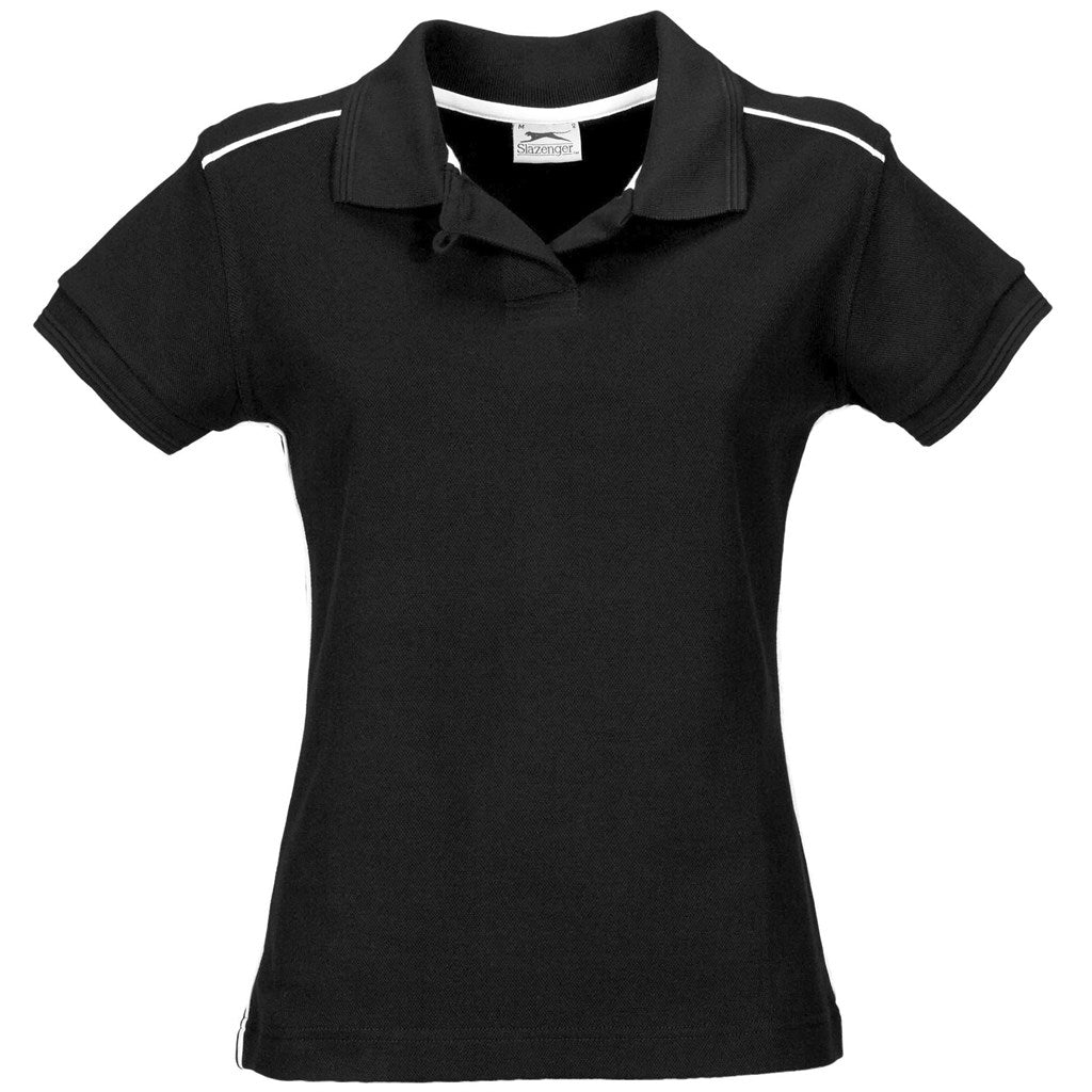 Ladies Backhand Golf Shirt - Black BLACK