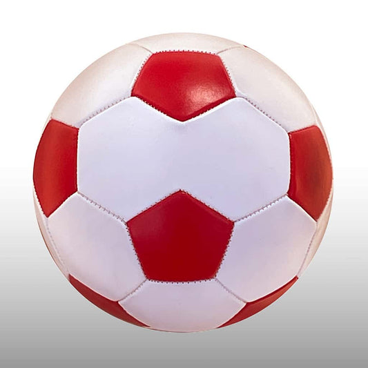 Size 5 – .Red & White Soccer Ball, Double Panel