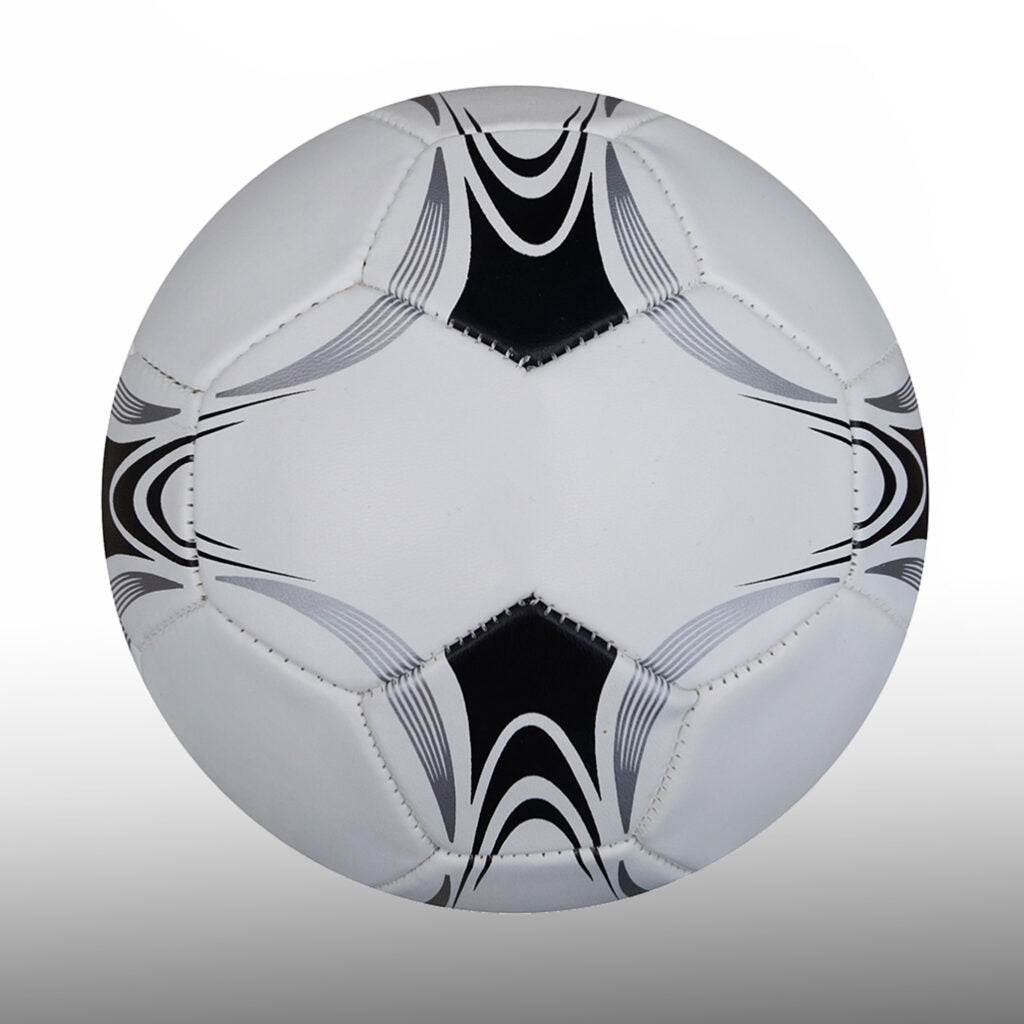 Size 5 – Black, Silver & White Soccer Ball Double Panel
