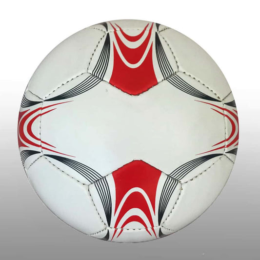 Size 5 – Red, Black & White Soccer Ball, Double Panel