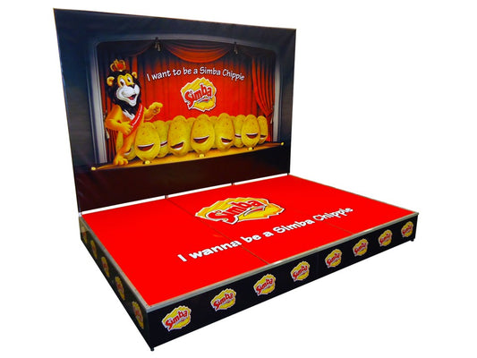 Activation Stage / Platform Kits – with Backdrop