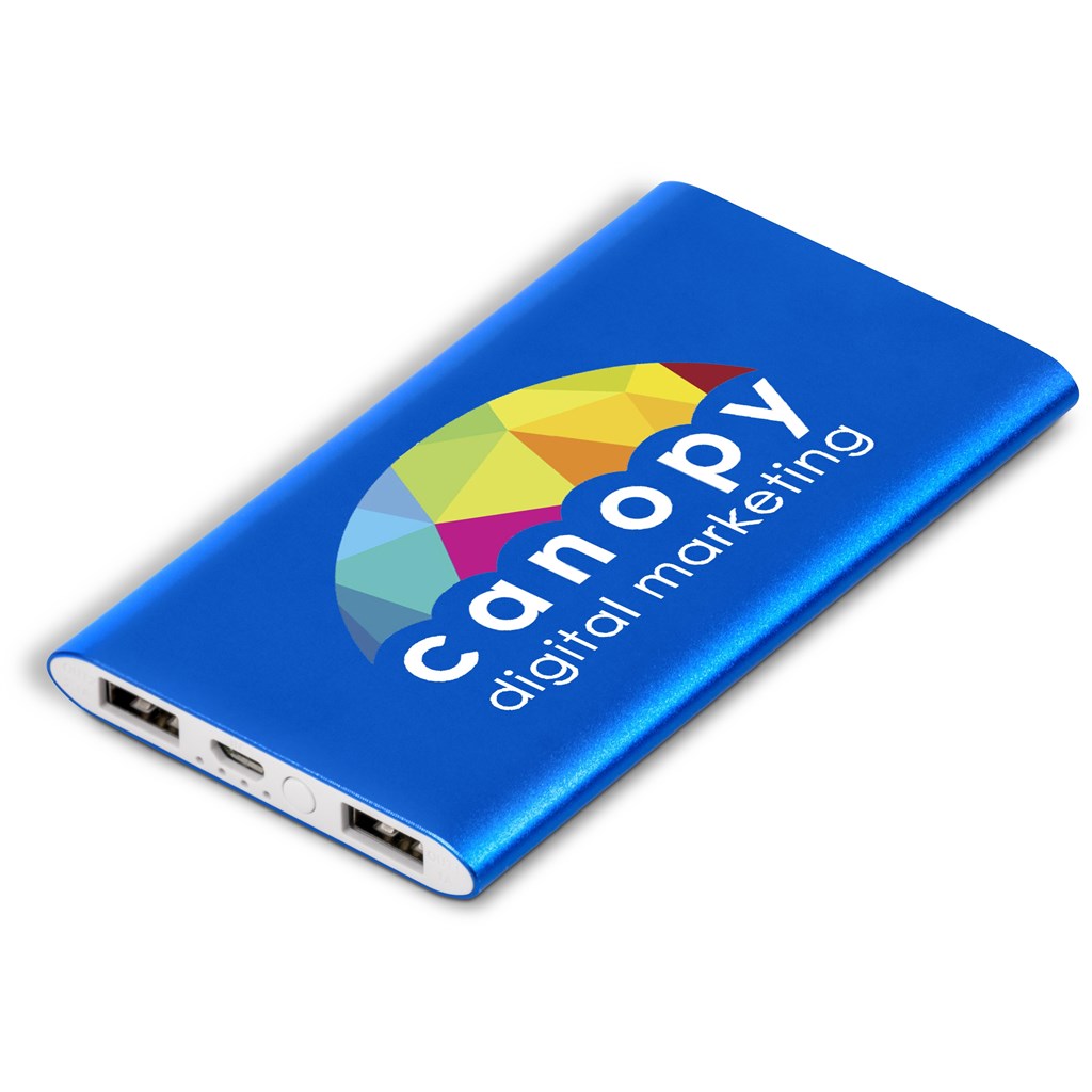 Odeon Slim Power Bank - 4,000mAh BLUE