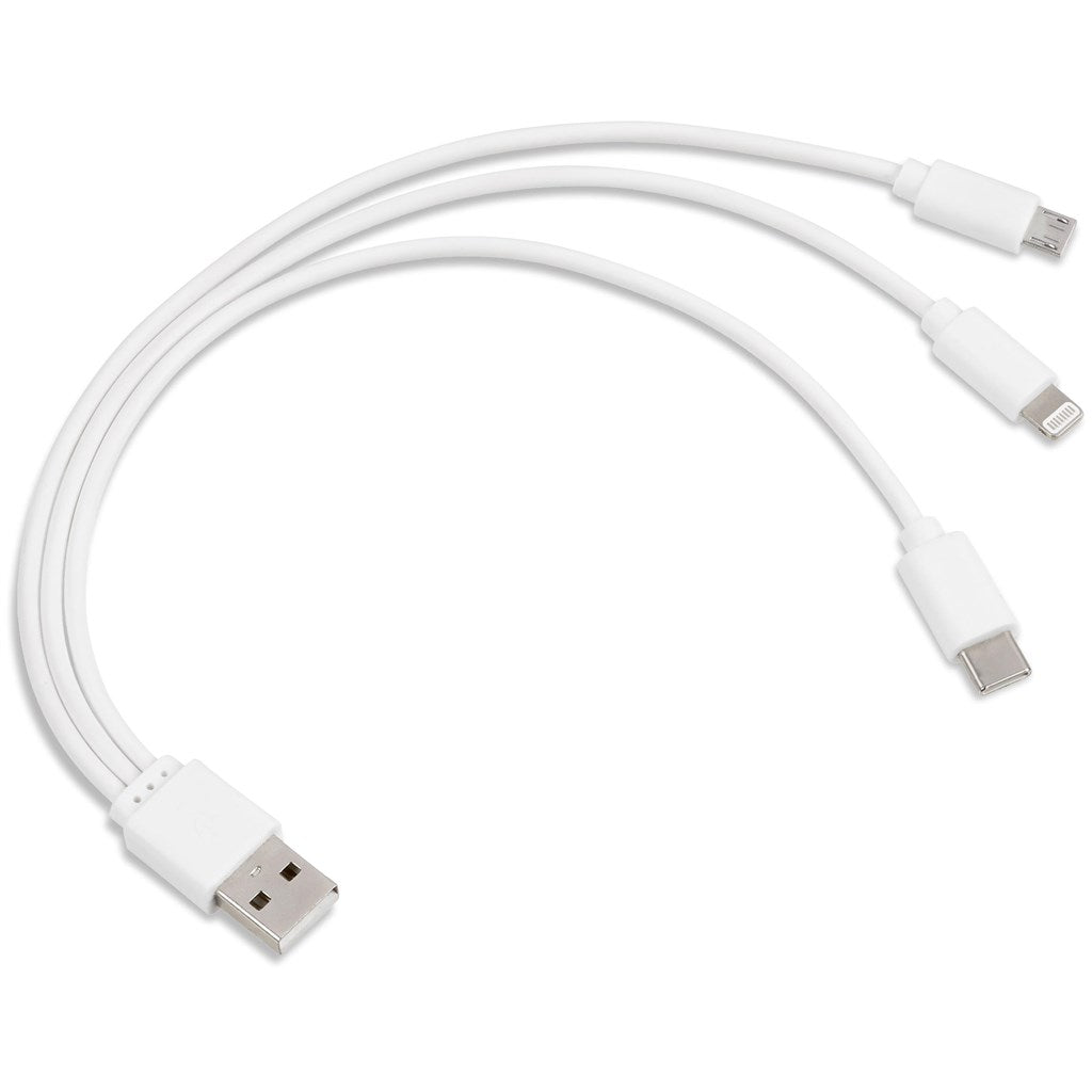 Altitude Hat-Trick Tri-Cable SOLID WHITE