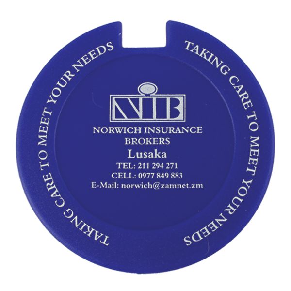 License Disk Holders - FREE BRANDING Blue