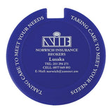 License Disk Holders - FREE BRANDING Blue