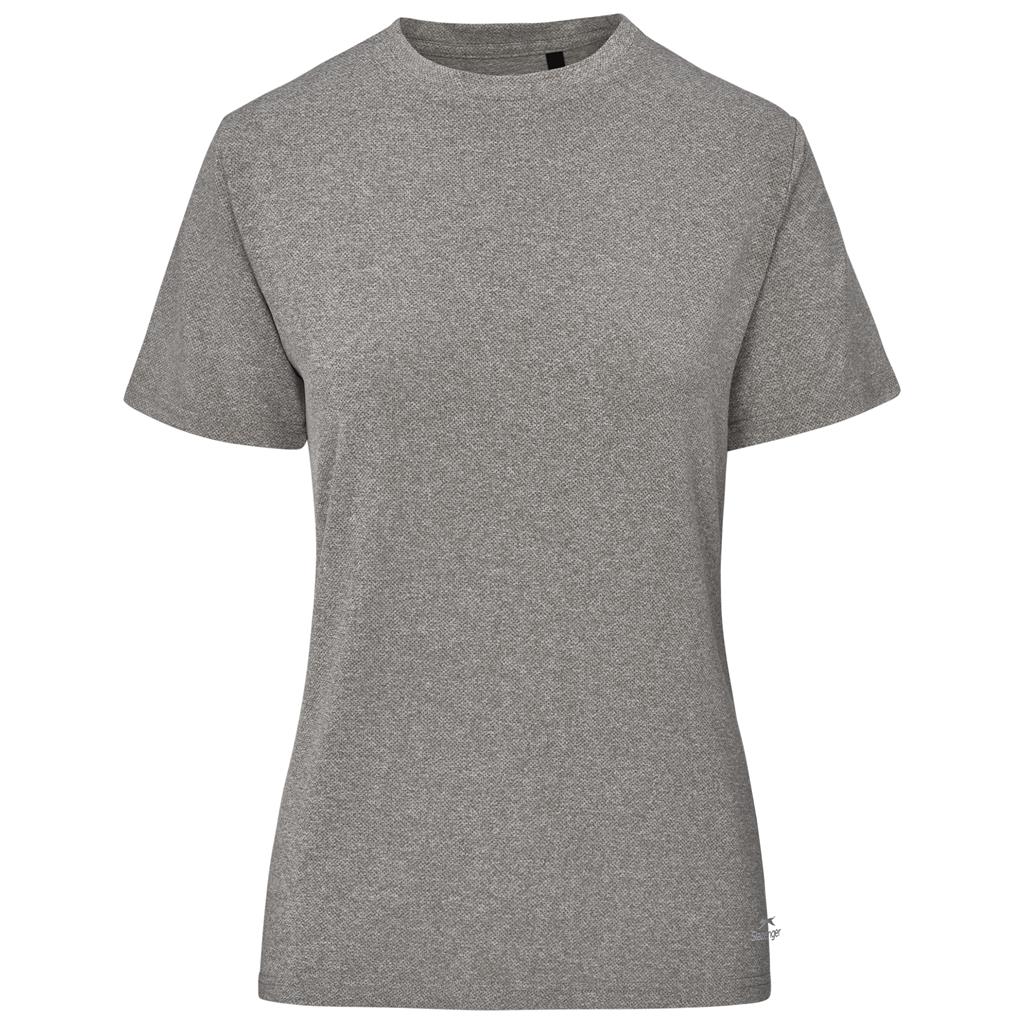 Ladies Slazenger Vitality T-Shirt Light Grey