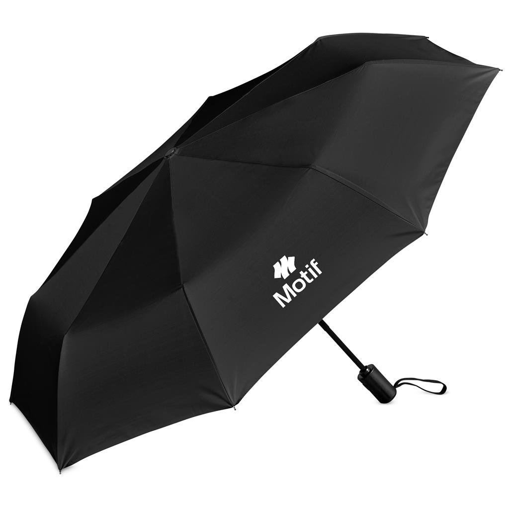 Serendipio Sleet Auto-Open Compact Umbrella BLACK