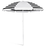 Serendipio Tanereef Stripe Beach Umbrella