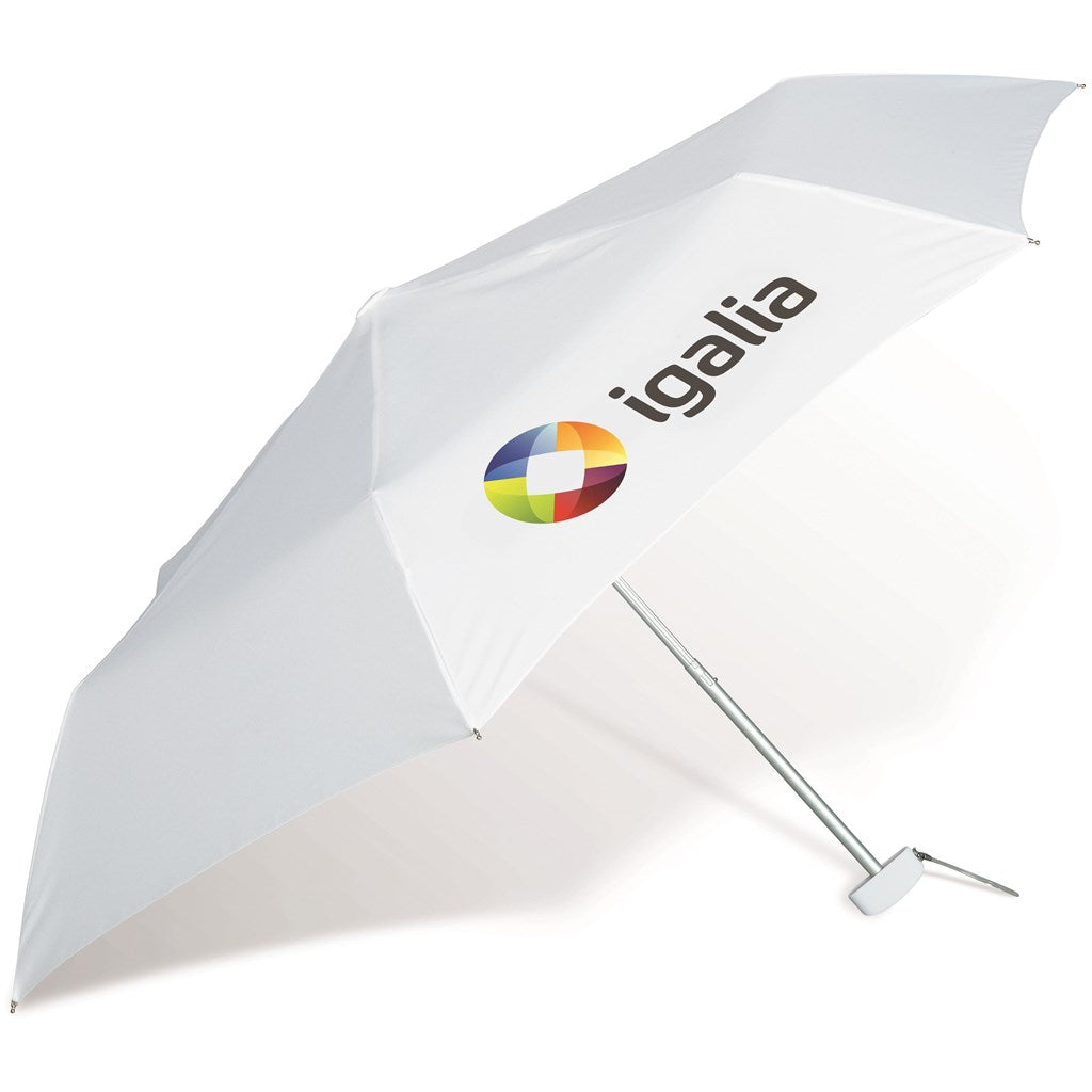 Rainbow Compact Umbrella - Blue SOLID WHITE