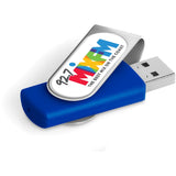 Axis Dome Flash Drive - 16GB 16GB BLUE