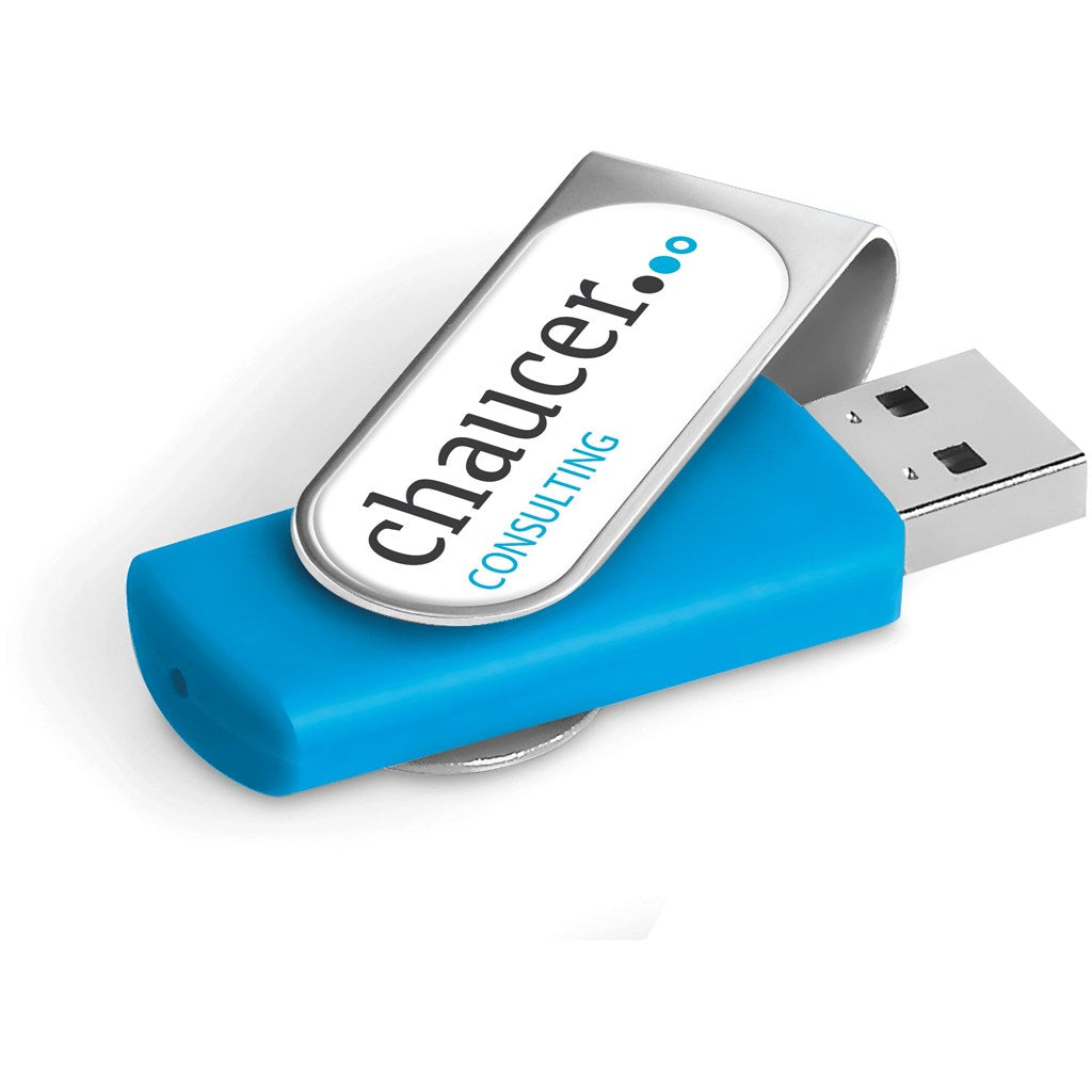 Axis Dome Flash Drive - 16GB 16GB CYAN