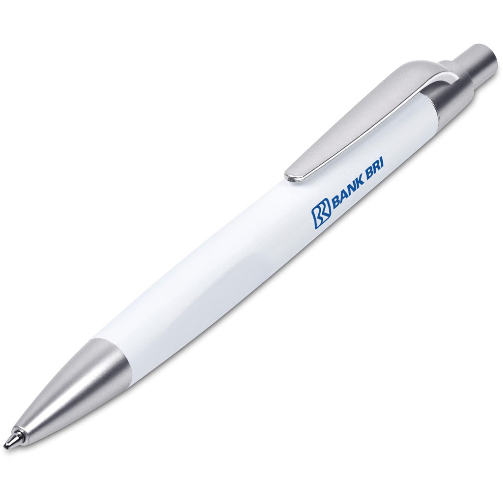 Altitude Regent Recycled Plastic Ball Pen SOLID WHITE