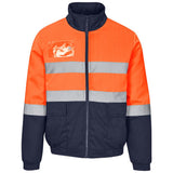 Foundation Hi-Viz Padded Jacket ORANGE