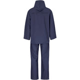 Light Hurricane Rubberised Polyester/PVC Rainsuit - Navy
