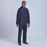 Light Hurricane Rubberised Polyester/PVC Rainsuit - Navy