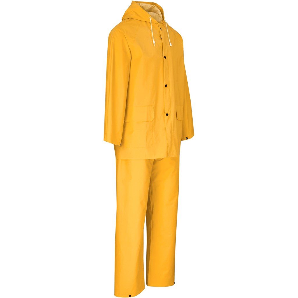 Light Hurricane Rubberised Polyester/PVC Rainsuit - Navy