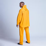Light Hurricane Rubberised Polyester/PVC Rainsuit - Navy